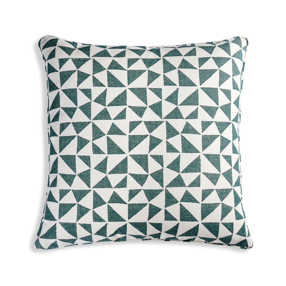 Fermoie Cushion in Green Circus