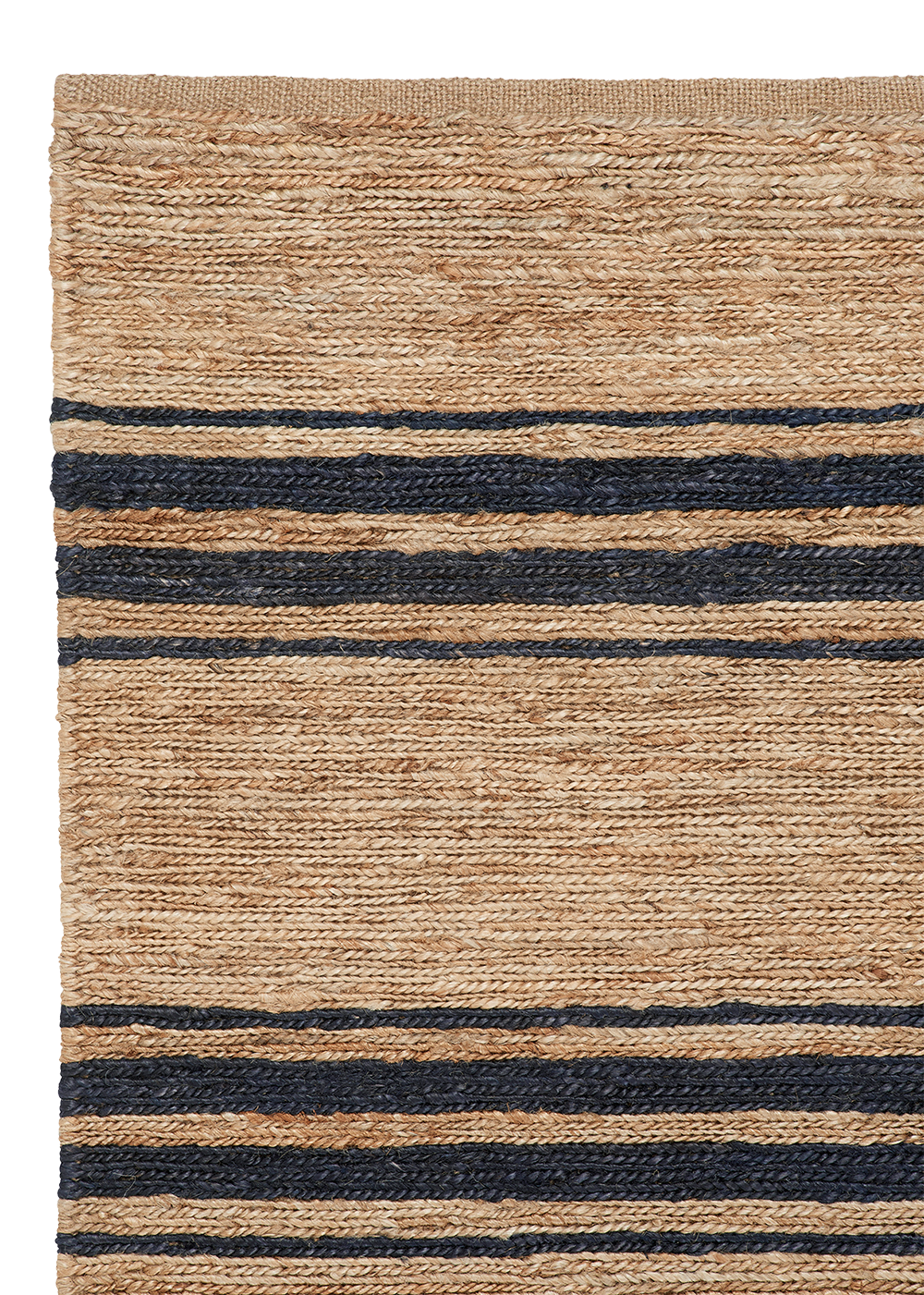Armadillo River Ticking Stripe - Natural & Indigo