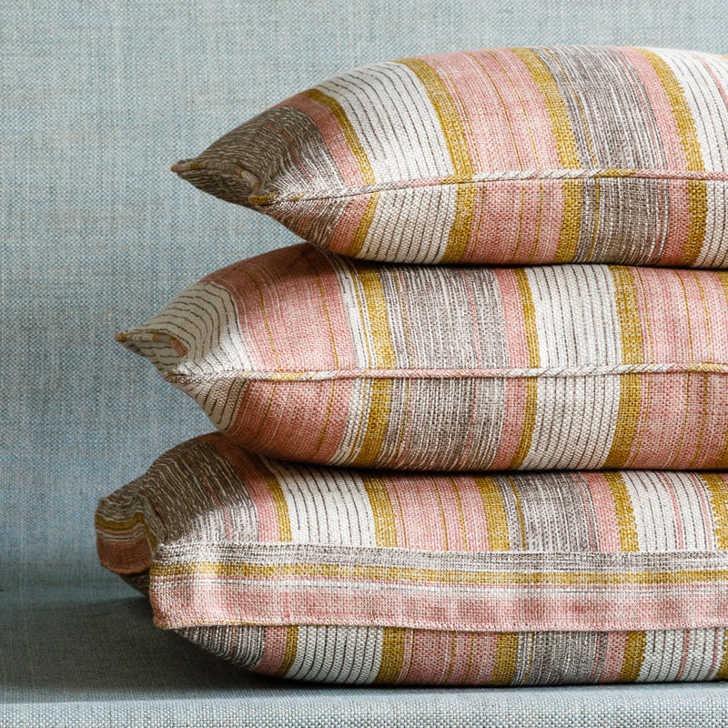 Fermoie Cushion in Pink and Yellow Carskiey