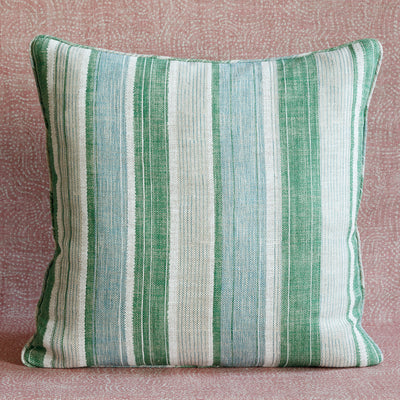 Fermoie Cushion in Green and Blue Carskiey