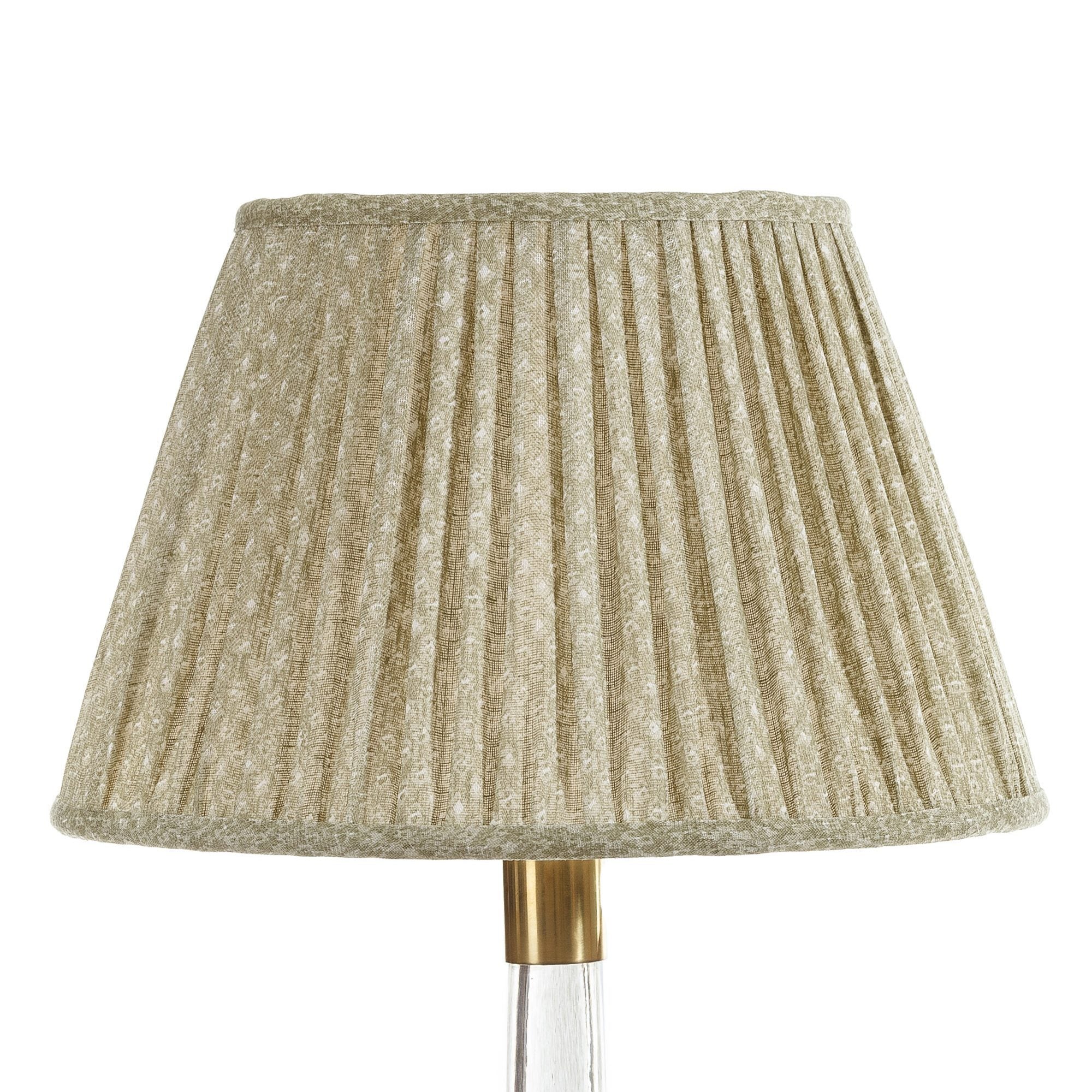 Fermoie Lampshade in Green Figured