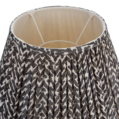 Fermoie Lampshade in Charcoal Rabanna