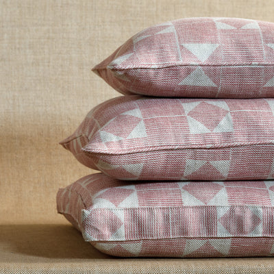 Fermoie Cushion in Pink Flag